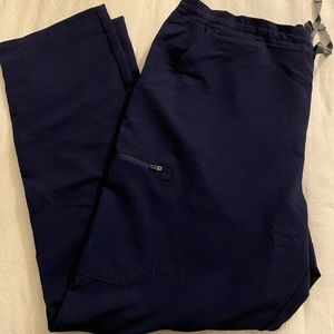 Figs Yola Skinny Pant Navy.